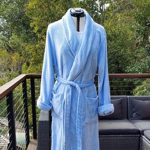 Lands End Plush Blue Robe